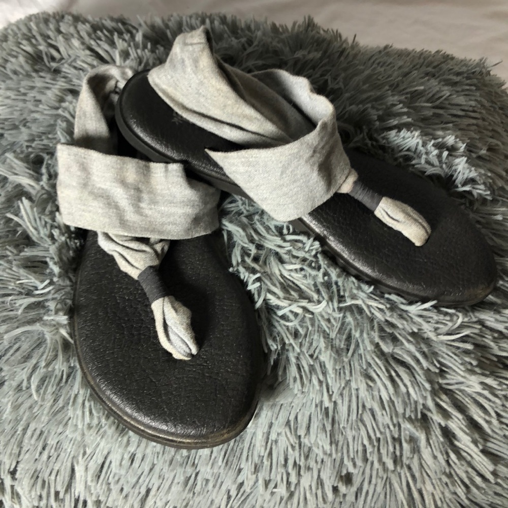Sanuk Wrap Sandals- so comfy